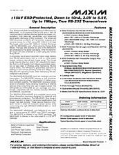 DataSheet MAX3241E pdf